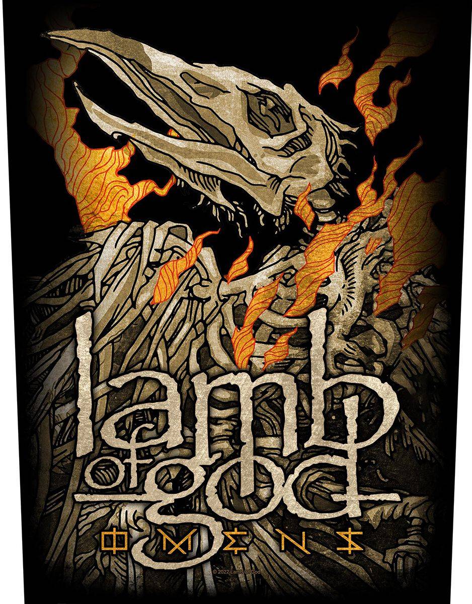 EMP "Omens" Backpatch multicolor von Lamb Of God