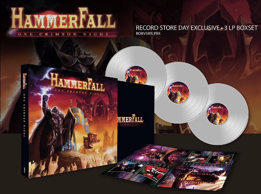EMP "One Crimson Night" LP klar von HammerFall
