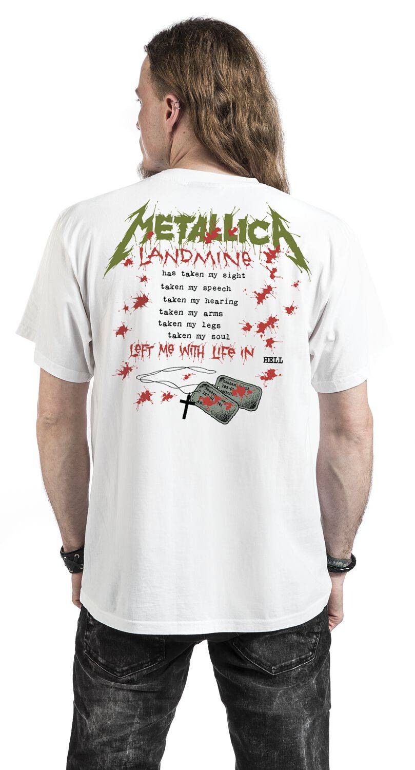 EMP "One Landmine" T-Shirt Weiß Von Metallica