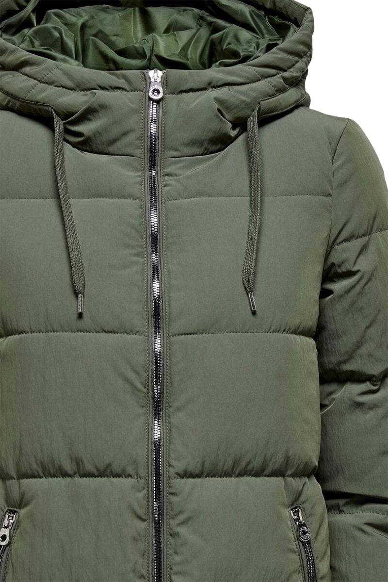 EMP "ONLDolly Long Puffer Coat" Mantel Oliv Von Only