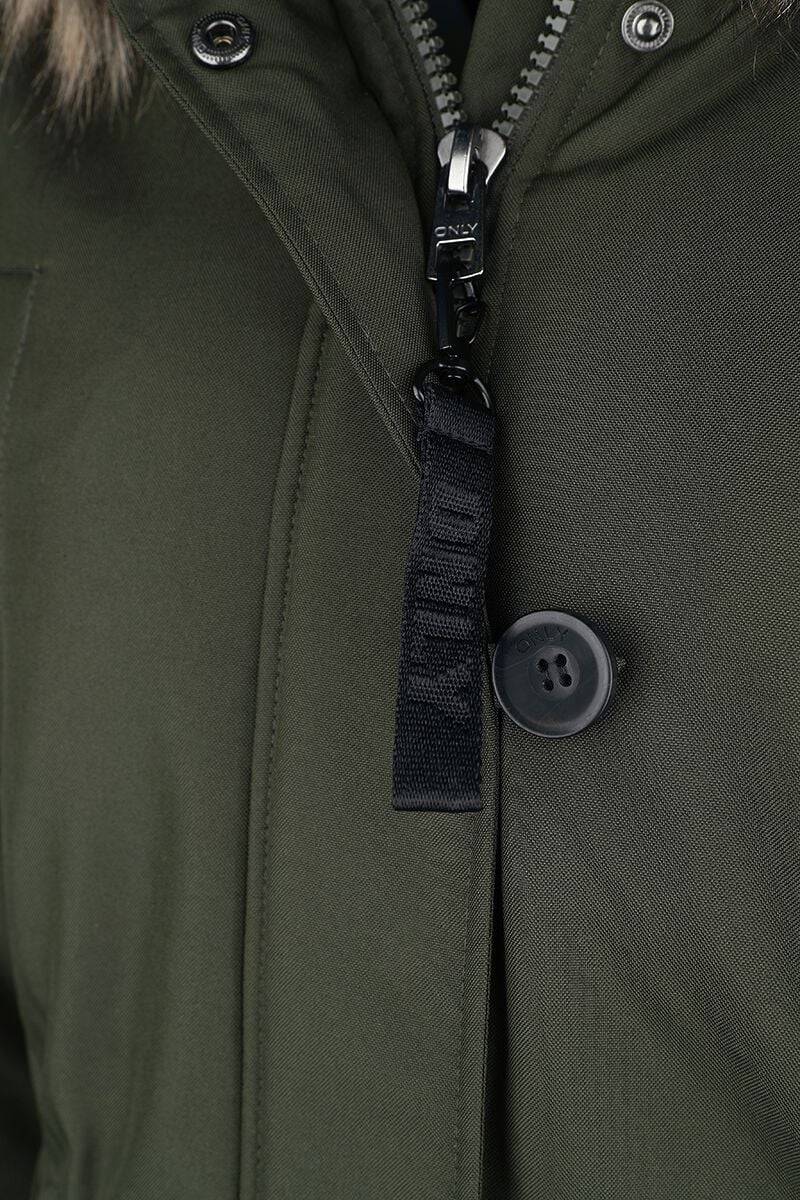 EMP "ONLIris Winter Parka" Mantel Oliv Von Only