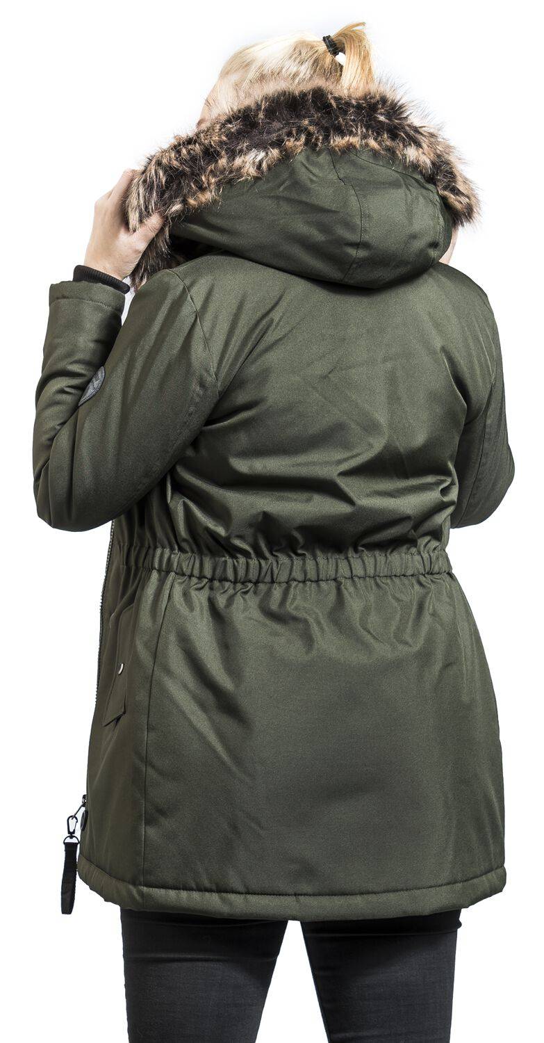 EMP "ONLIris Winter Parka" Mantel Oliv Von Only