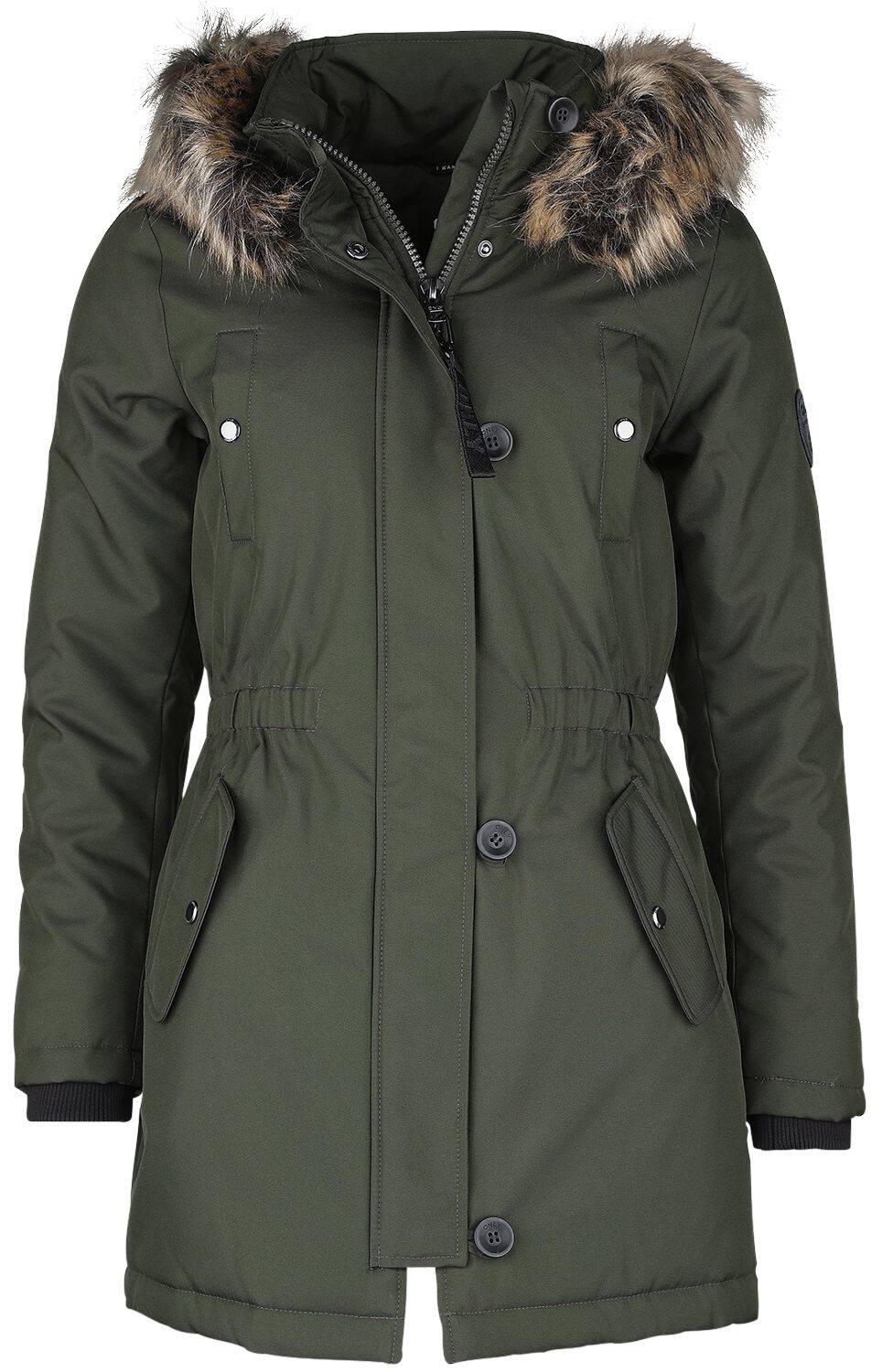 EMP "ONLIris Winter Parka" Mantel oliv von Only