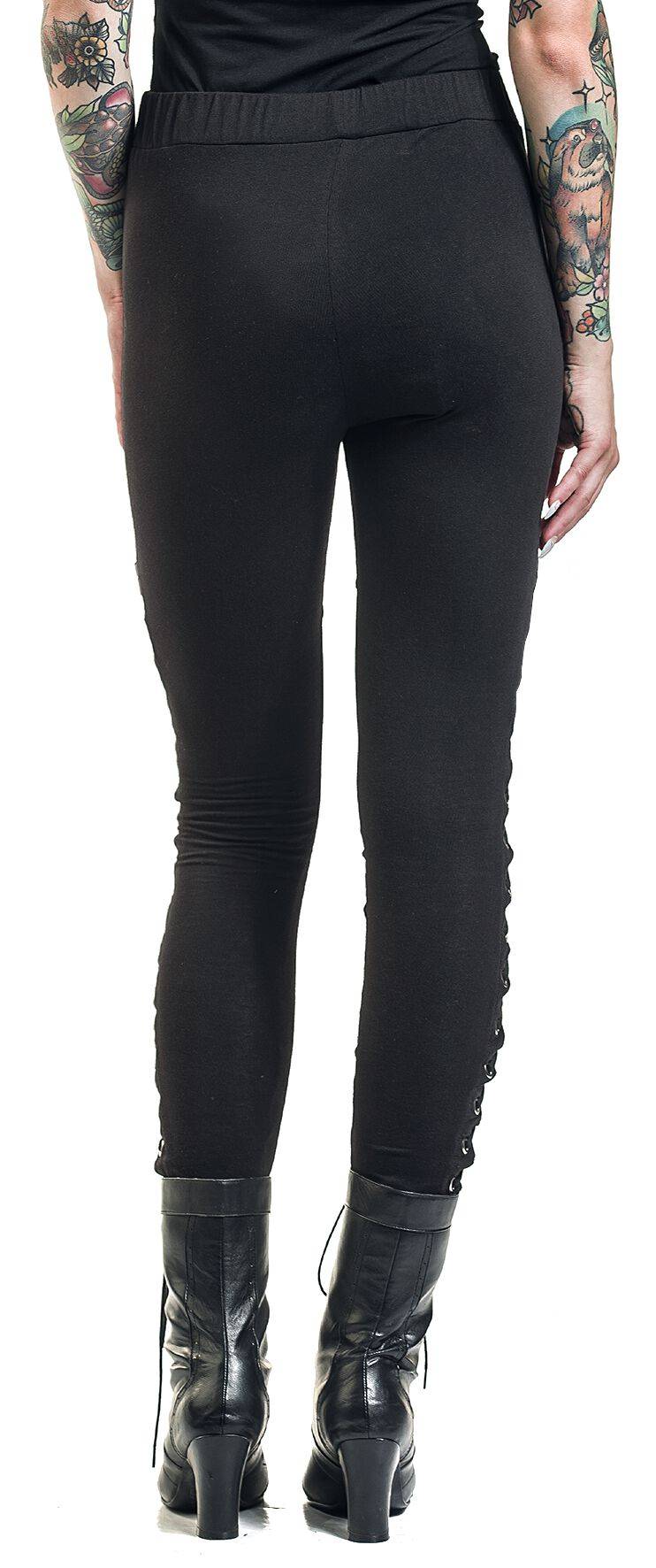 EMP "Onyx Leggings" Leggings Schwarz Von Vixxsin