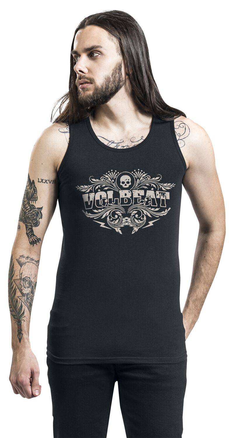EMP "Ornamental" Tank-Top Schwarz Von Volbeat