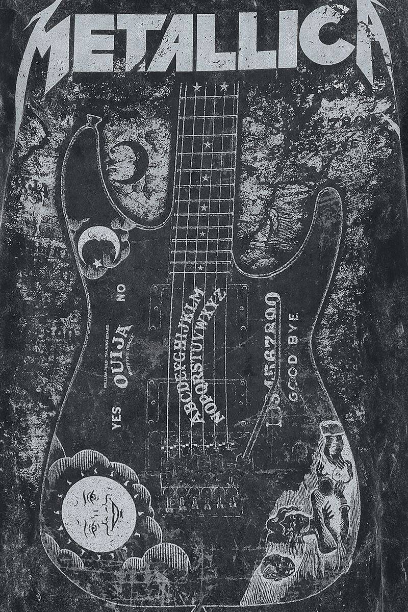 EMP "Ouija Guitar" Top Schwarz Von Metallica