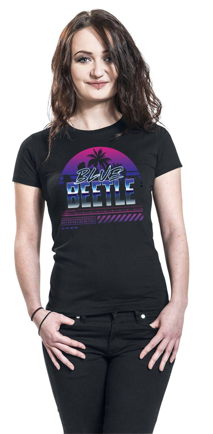 EMP "Palm Sunset" T-Shirt Schwarz Von Blue Beetle