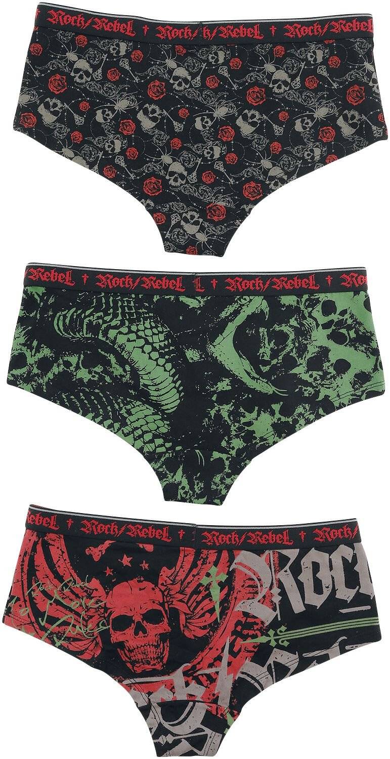 EMP Panty Schwarz Von Rock Rebel By EMP