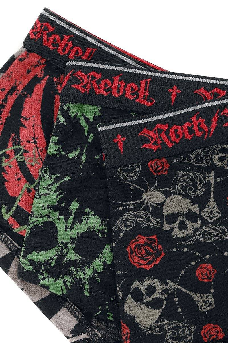 EMP Panty Schwarz Von Rock Rebel By EMP