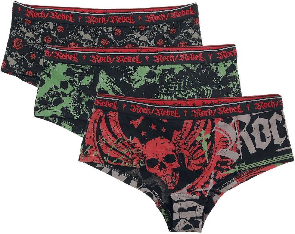 EMP Panty schwarz von Rock Rebel by EMP