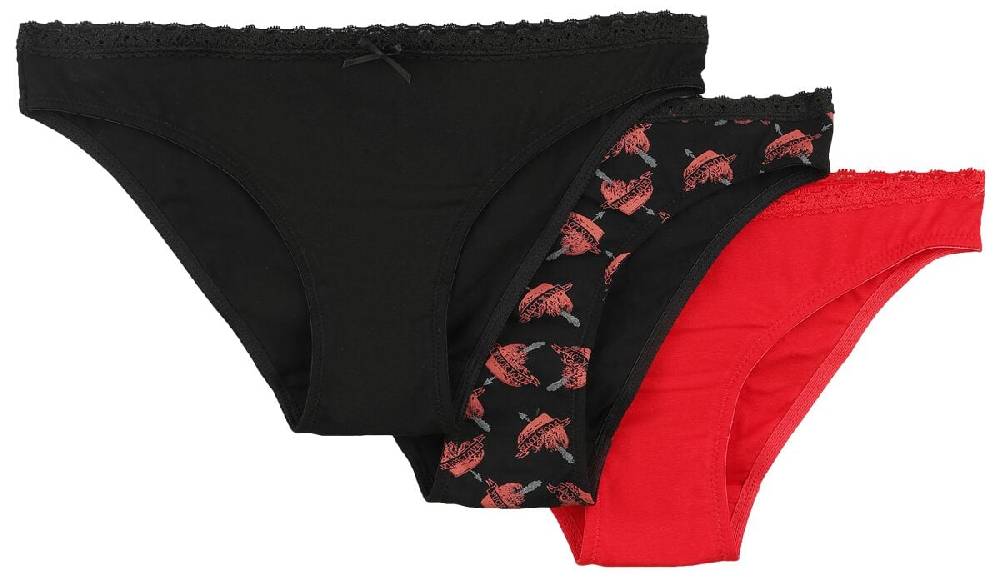EMP Panty-Set multicolor von Black Premium by EMP