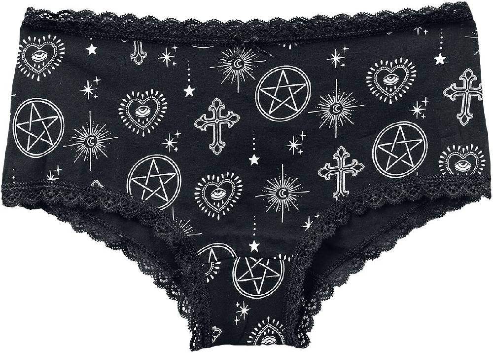 EMP Panty-Set Schwarz Von Gothicana By EMP