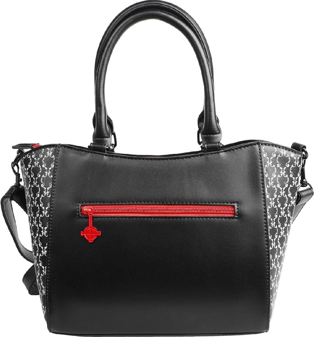 EMP "Papa" Handtasche Schwarz/weiß/rot Von Ghost