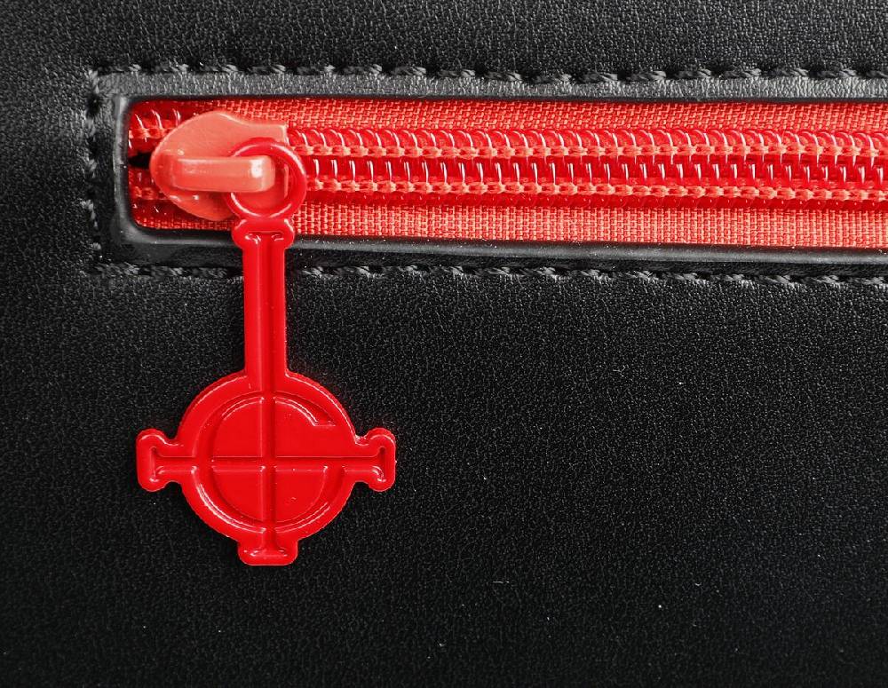 EMP "Papa" Handtasche Schwarz/weiß/rot Von Ghost