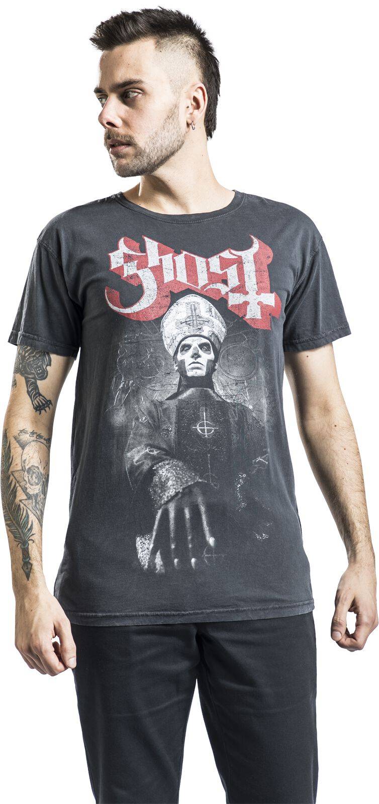 EMP "Papa Ring" T-Shirt Anthrazit Von Ghost