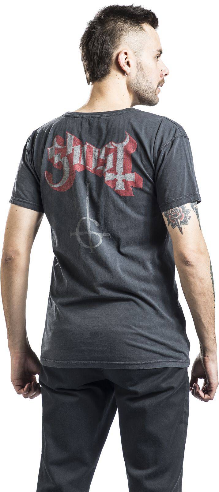 EMP "Papa Ring" T-Shirt Anthrazit Von Ghost
