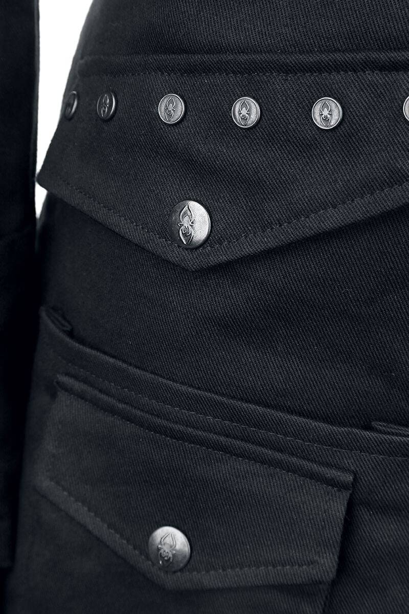 EMP Parka Schwarz Von Gothicana By EMP