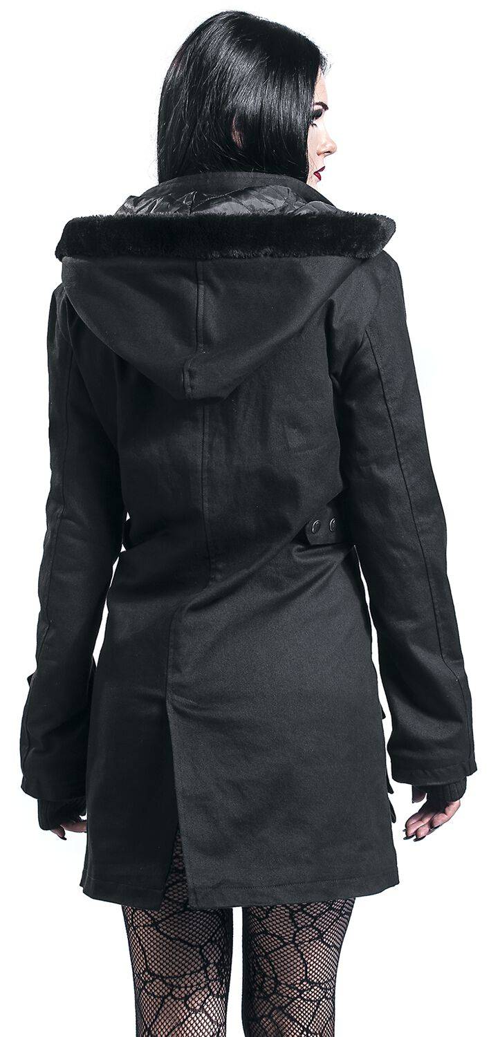 EMP Parka Schwarz Von Gothicana By EMP