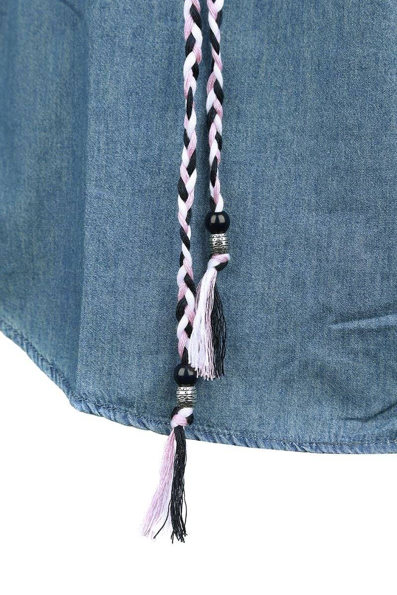 EMP "Patty" Bluse Blau Von Hailys