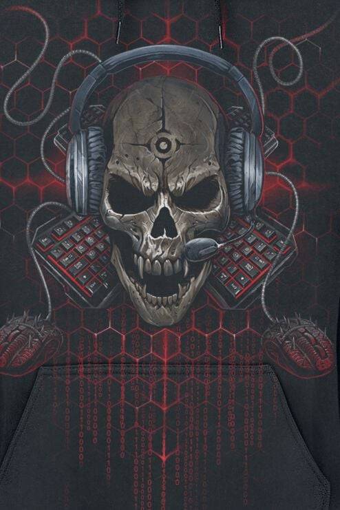 EMP "PC Gamer" Kapuzenpullover Schwarz Von Spiral