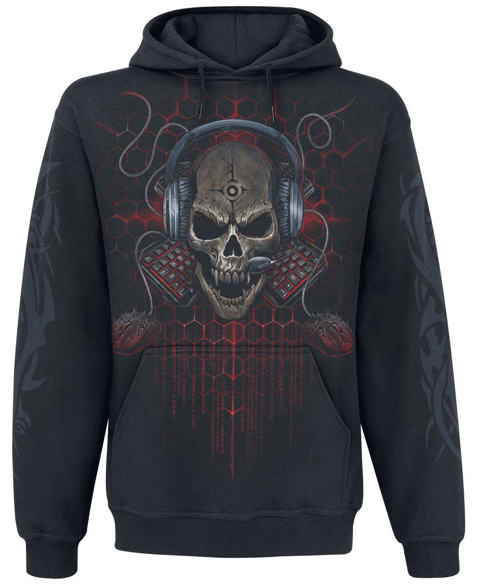 EMP "PC Gamer" Kapuzenpullover schwarz von Spiral