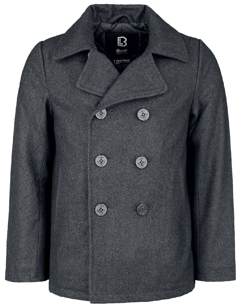 EMP "Pea Coat" Uniformjacke anthrazit von Brandit