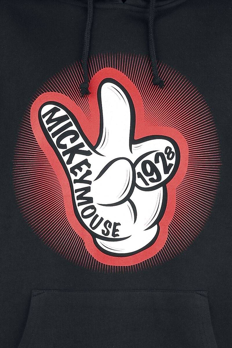 EMP "Peace!" Kapuzenpullover Schwarz Von Micky Maus