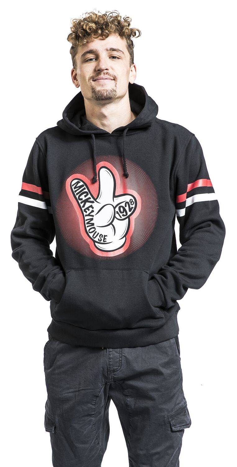 EMP "Peace!" Kapuzenpullover Schwarz Von Micky Maus