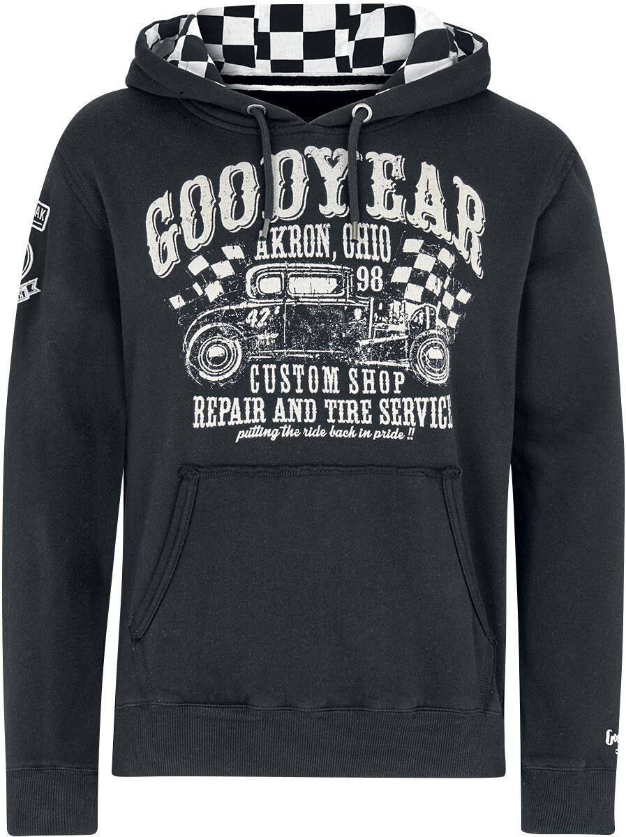 EMP "Pelham" Kapuzenpullover schwarz von GoodYear