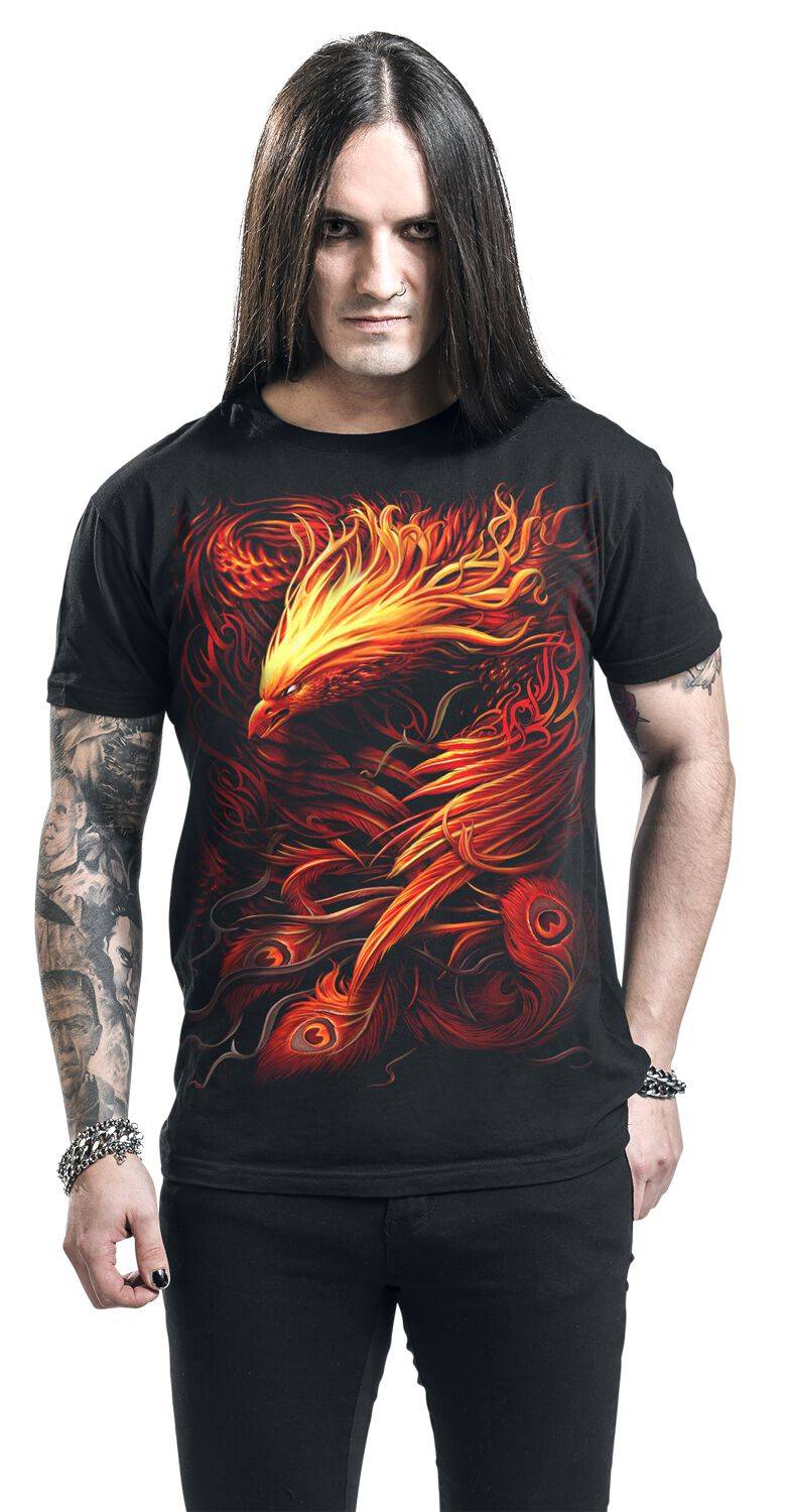 EMP "Phoenix Arisen" T-Shirt Schwarz Von Spiral