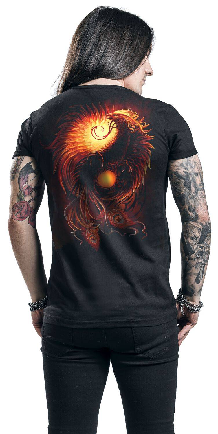 EMP "Phoenix Arisen" T-Shirt Schwarz Von Spiral