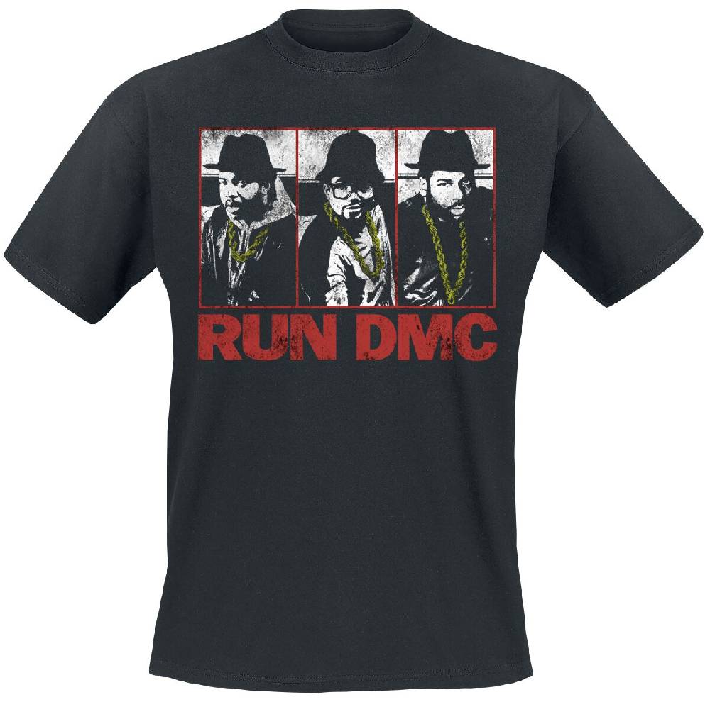 EMP "Photo Poster" T-Shirt schwarz von Run DMC