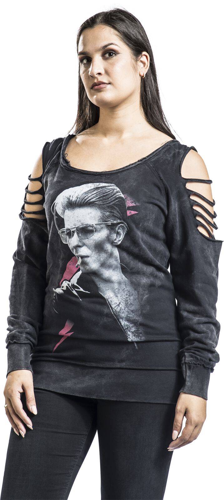 EMP "Photo" Sweatshirt Schwarz Von David Bowie