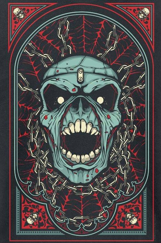 EMP "Piece Of Mind" T-Shirt Schwarz Von Iron Maiden