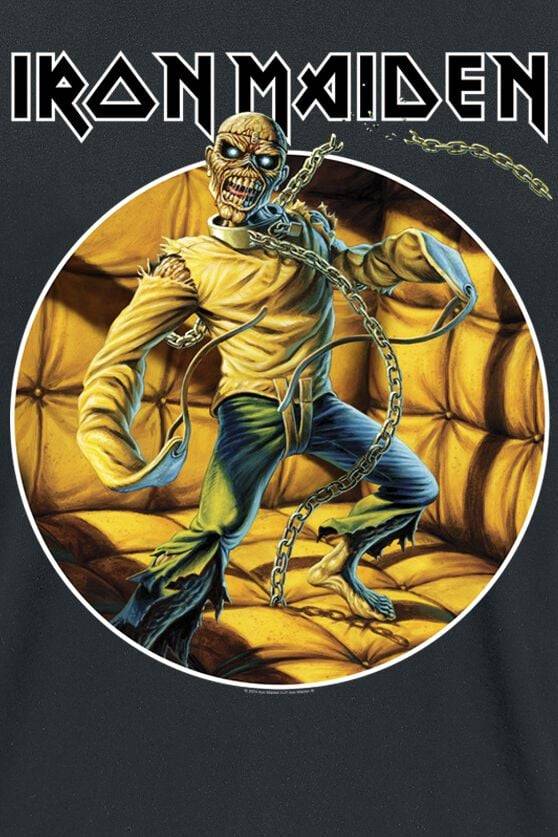 EMP "Piece Of Mind" T-Shirt Schwarz Von Iron Maiden