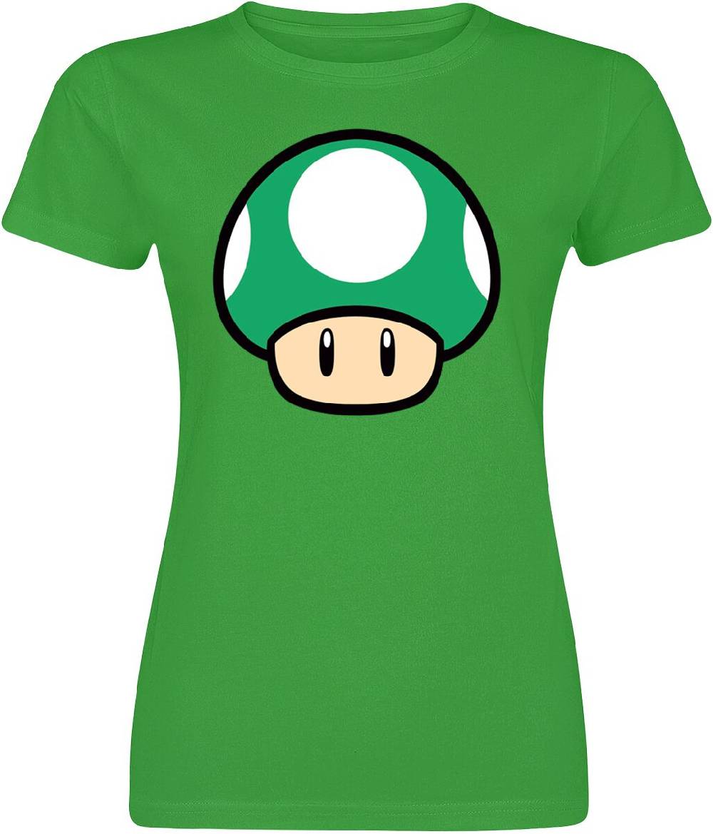 EMP "Pilz" T-Shirt grün von Super Mario