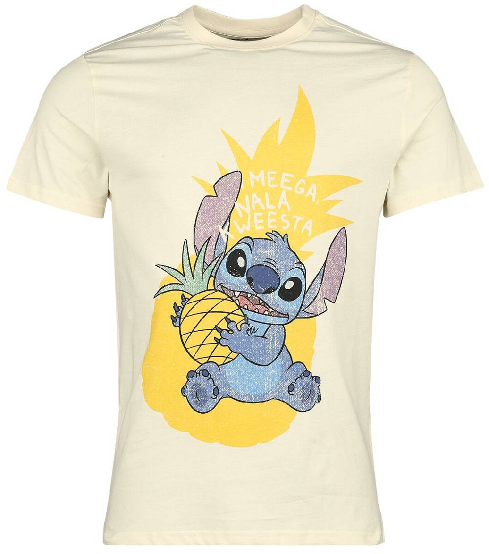 EMP "Pineapple Stitch" T-Shirt creme von Lilo & Stitch