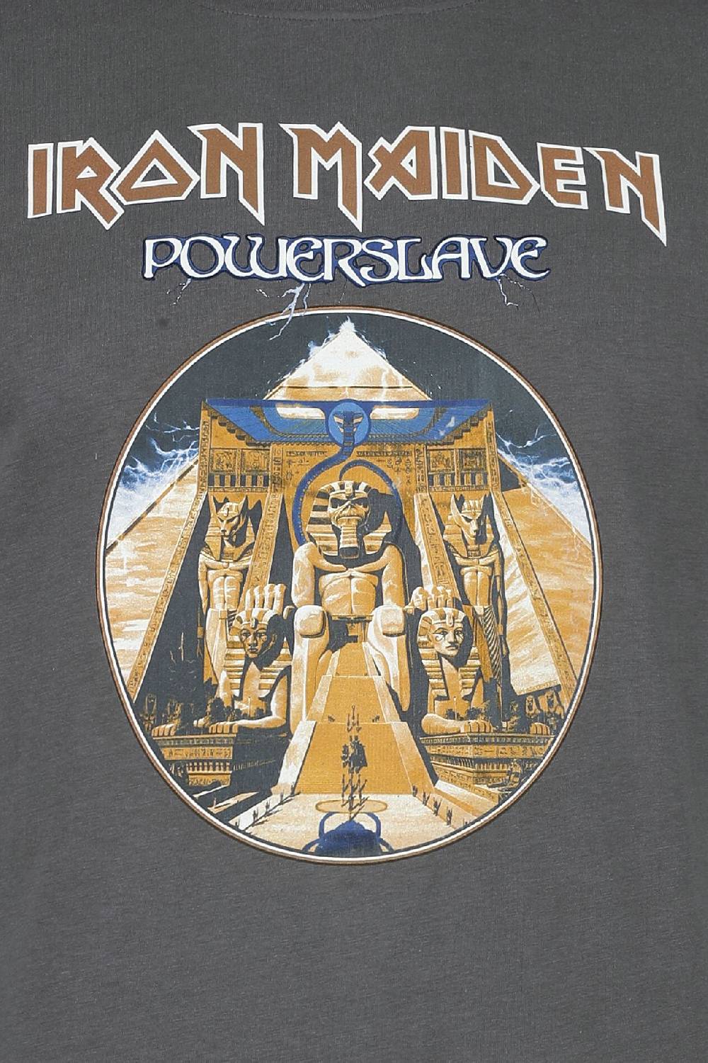 EMP "Powerslave" T-Shirt Grau Von Iron Maiden