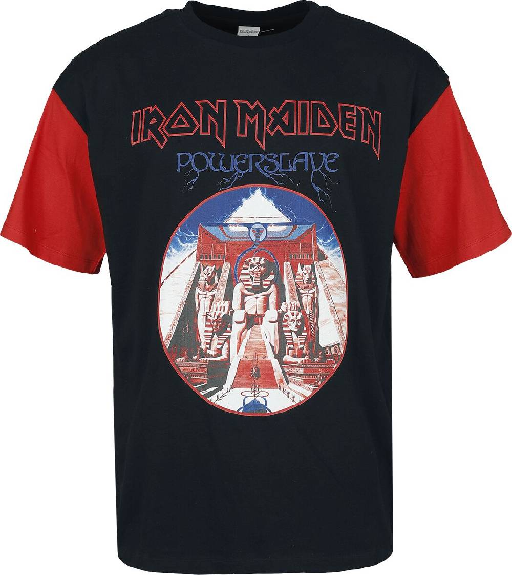 EMP "Powerslave" T-Shirt schwarz/rot von Iron Maiden