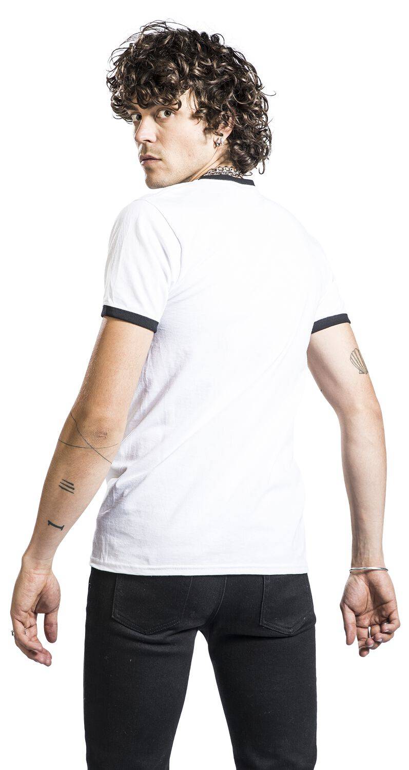 EMP "PRMB Ringer T-Shirt" T-Shirt Weiß Von Atticus