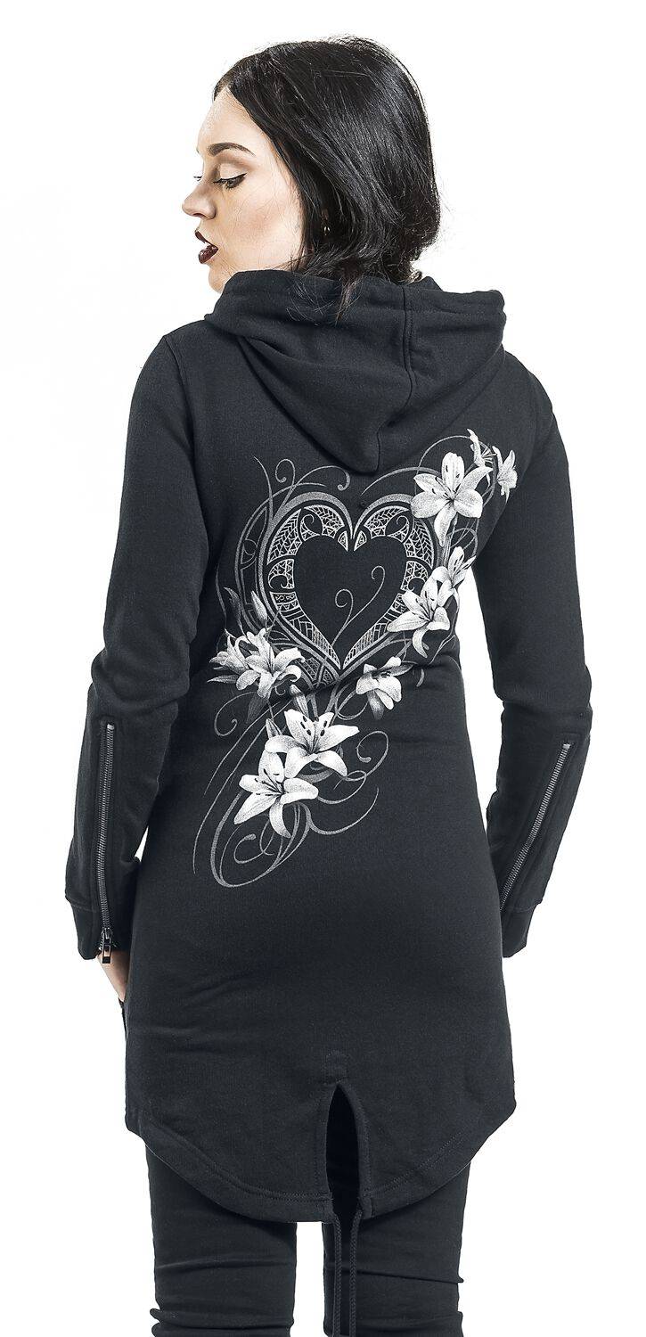 EMP "Pure Of Heart" Kapuzenjacke Schwarz Von Spiral