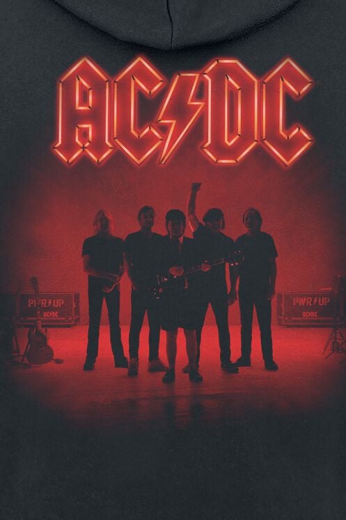 EMP "PWR Up" Kapuzenjacke Schwarz Von AC/DC