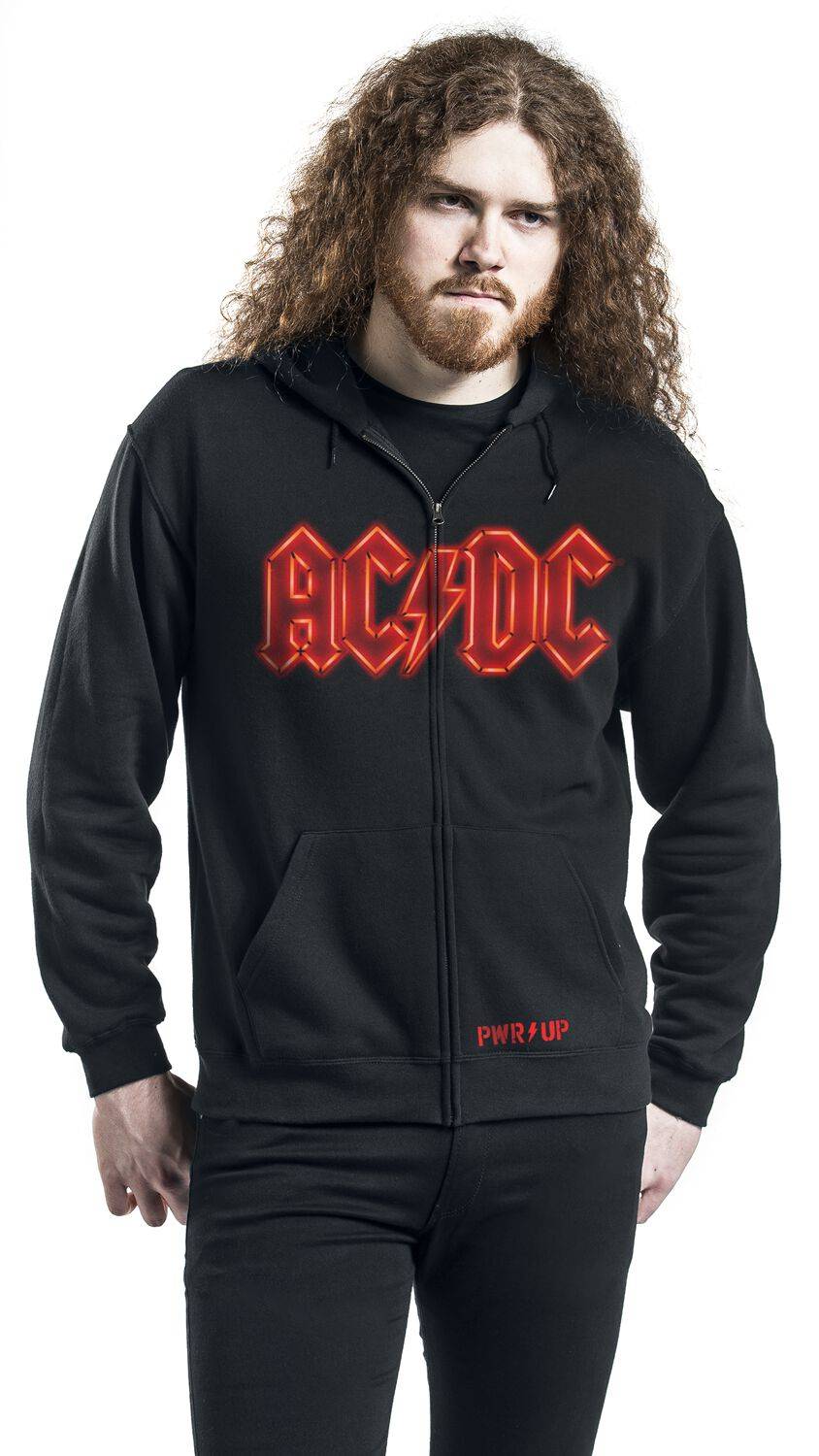 EMP "PWR Up" Kapuzenjacke Schwarz Von AC/DC