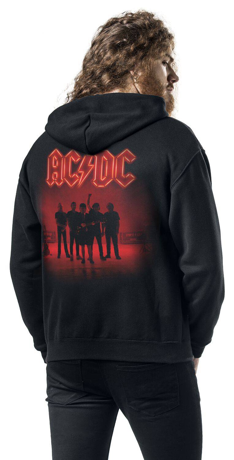 EMP "PWR Up" Kapuzenjacke Schwarz Von AC/DC