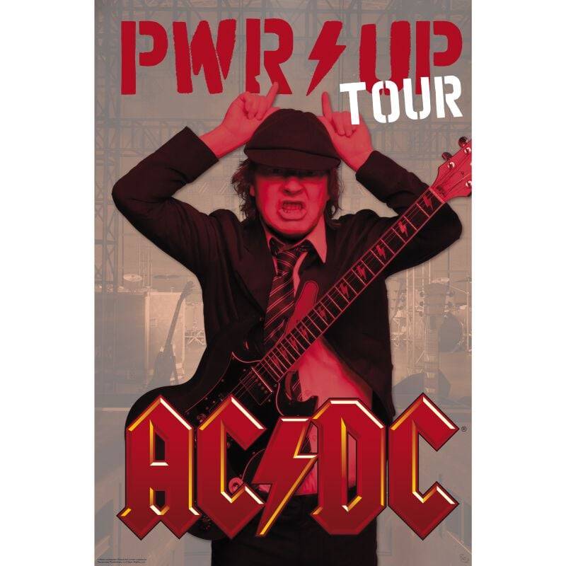 EMP "PWR UP Tour" Poster multicolor von AC/DC