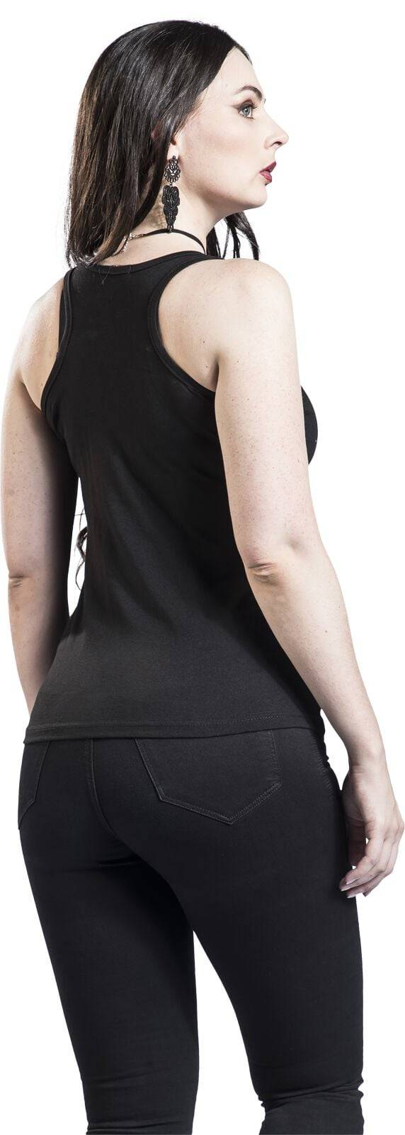 EMP "Queen Of Death" Top Schwarz Von Spiral