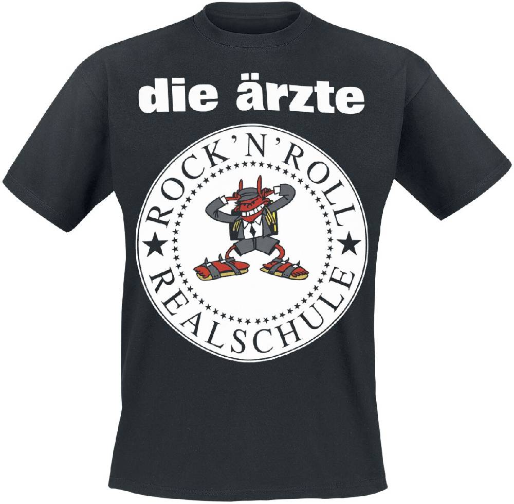 EMP "R'n'R Realschule" T-Shirt schwarz von Die Ärzte