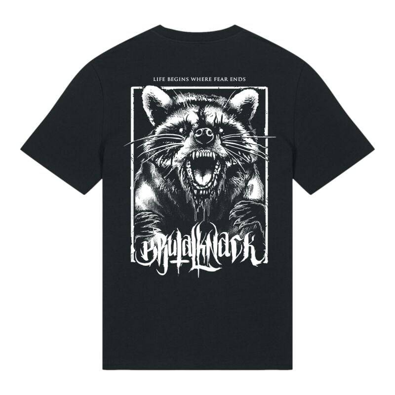 EMP "Racoon Shirt" T-Shirt Schwarz Von Brutal Knack