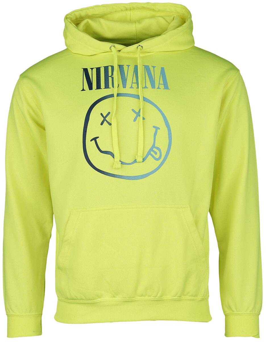EMP "Rainbow Logo" Kapuzenpullover gelb von Nirvana