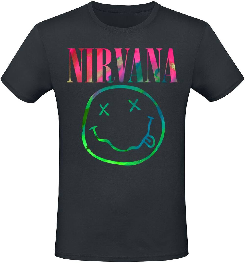 EMP "Rainbow Logo" T-Shirt schwarz von Nirvana